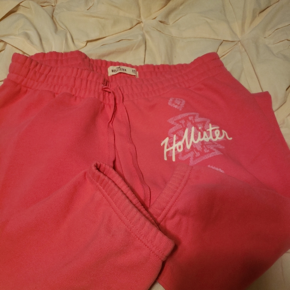 Hollister California sweatpants soft pink XS